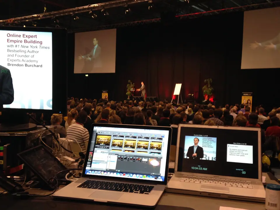 Lighting design at a live event